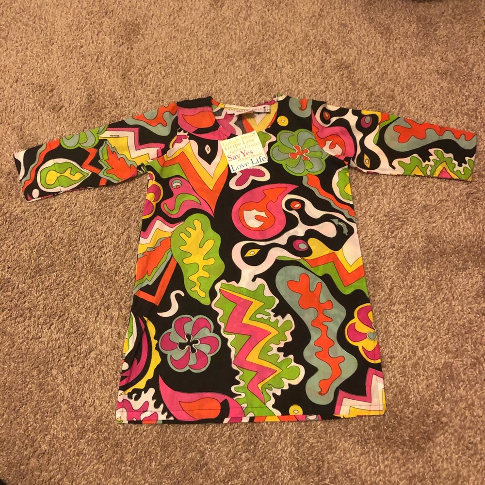 Girls Mod Print Gretchen Scott Tunic - Picture 2 of 8